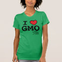 I <3 GMO MAMyths Fitted T-Shirt